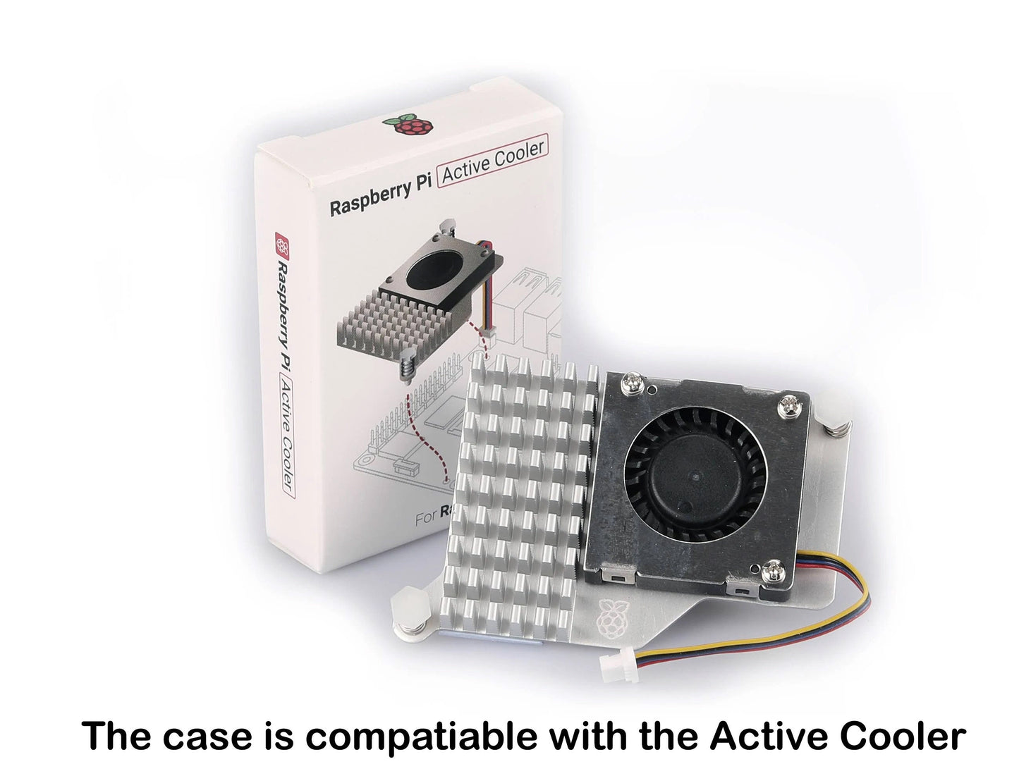 Raspberry Pi 5 HoneyComb Case - Solid, compatible with the original cooling fan / Active cooler